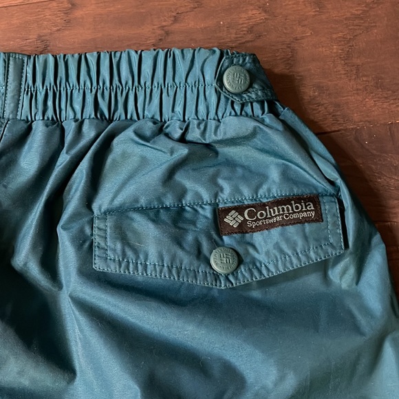 Columbia Sportswear Teal Nylon Ski Snow Pants Men's - XL - Picture 6 of 6